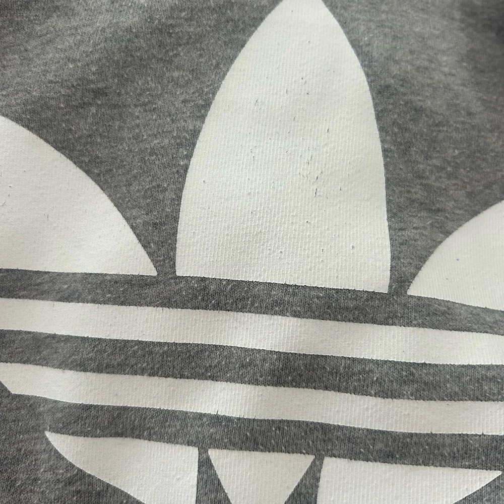Adidas Gray Men's Hoodie large men's